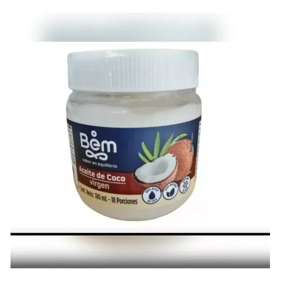 Aceite De Coco Orgánico  Bem -  180ml