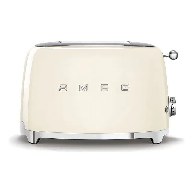 Smeg Tostadora Para 2 Rebanadas, Color Crema