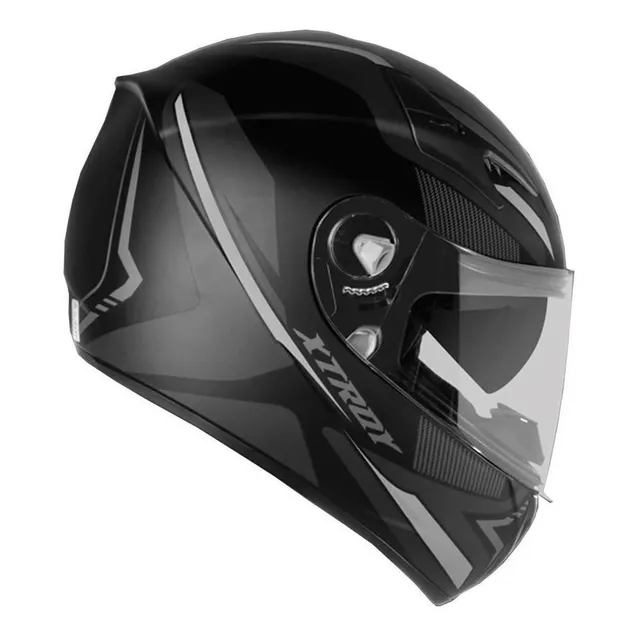 Capacete Moto Ebf Xtroy Com Óculos Interno Fumê + Narigueira