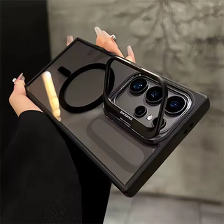 Funda Transparente Para Samsung Magsafe Uso Rudo Con Soporte Funda Transparente Para Samsung Magsafe Uso Rudo Con Soporte
