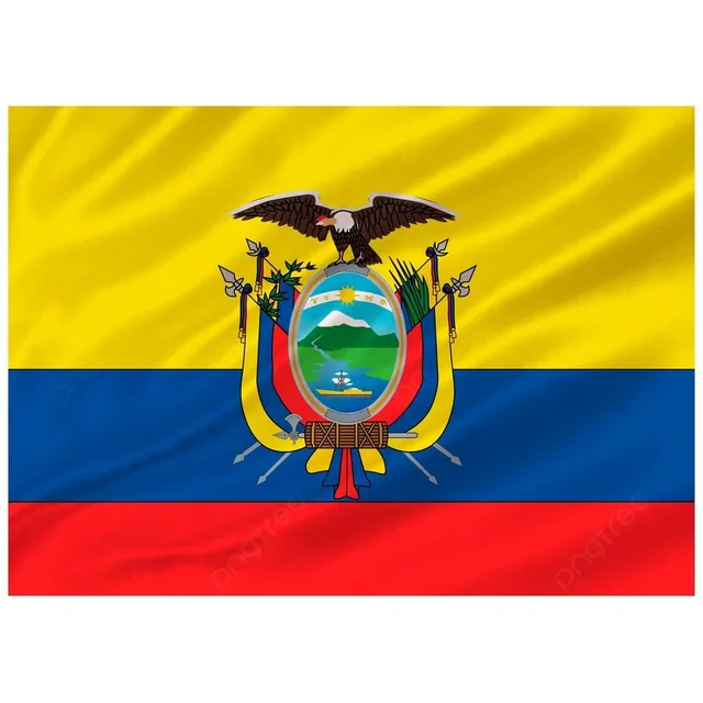 Bandera Ecuador 1.50x90cm Exterior Grande