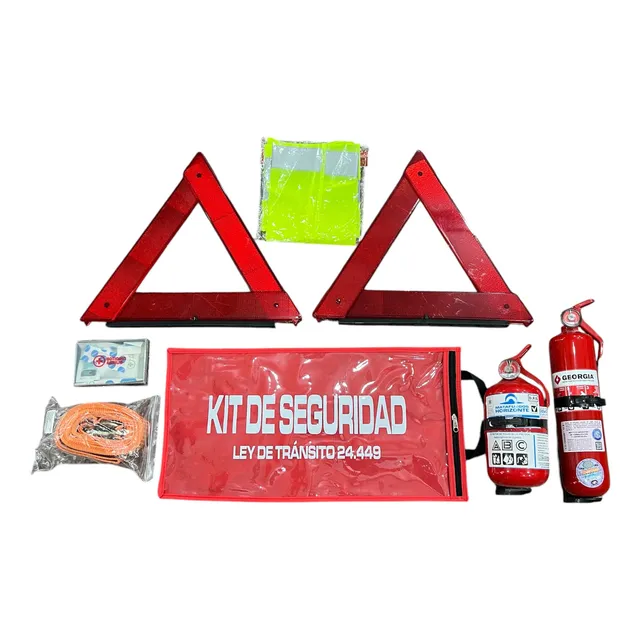 Kit Reglamentario Auto 6 En 1 Apto Vtv Ruta Seguridad