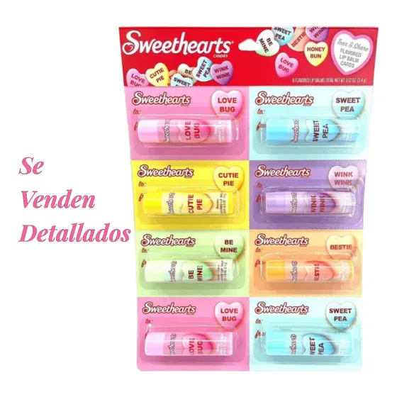 Sweethearts Candies Bálsamos Labiales Surtidos De Frutas