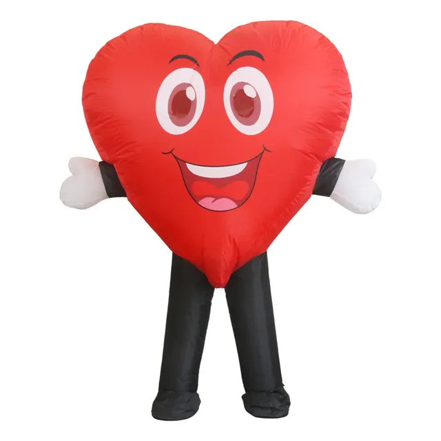 Wwa Disfraz Inflable Con Forma De Corazón