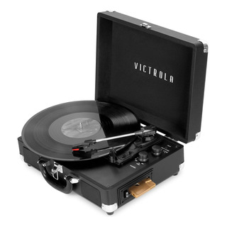 Tocadiscos Victrola, Con Bluetooth, Ranura Para Casete, A... Tocadiscos Victrola, Con Bluetooth, Ranura Para Casete, A...
