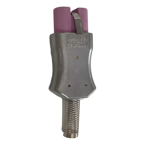 35a.t.727 Enchufe Recto Cuerpo De Aluminio/ceramica 