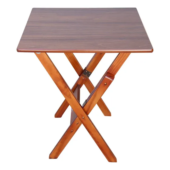 Mesa De Madeira 60x60 Dobrável Bar Gourmet Preto