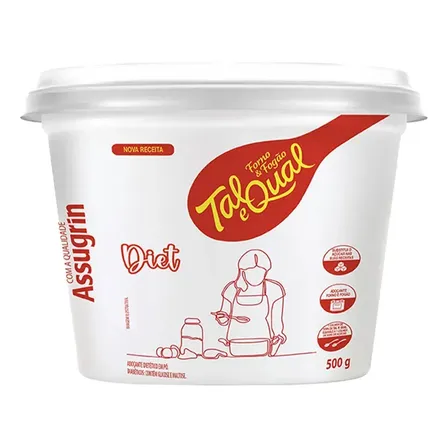 Adoçante Tal E Qual Pó Culinario Forno E Fogão Diet 500g