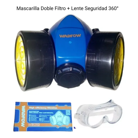 Mascarilla Respirador Con Doble Filtro Multifuncion Becker 