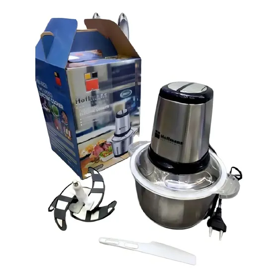Picador Eléctrico Hoffmans HM-8828 2L Cuchillas Metálicas 450W
