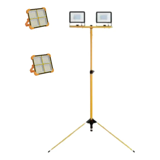 Kit Iluminacion 2 Reflector 500w Portatil+soporte Tripode