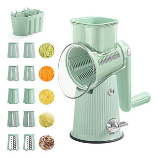 Cortador Rallador Picador De Verduras Frutas Manual, 5 En 1 Cortador Rallador Picador De Verduras Frutas Manual, 5 En 1