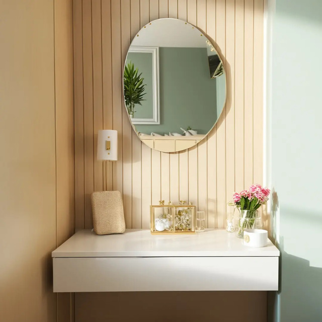 Penteadeira Suspensa Gaveta Multifuncional Decorativa Make Penteadeira Branca