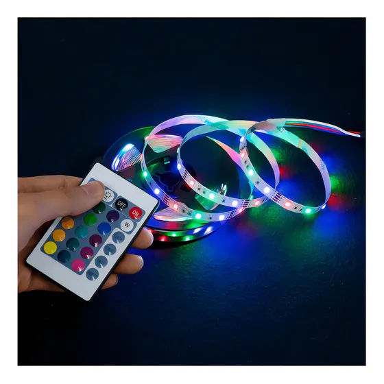 Tira LED RGB 5050 RGB 5m 220V IP64