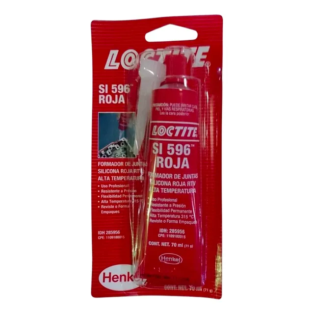 Silicon Rojo Altas Temperaturas Loctite 70 Gr