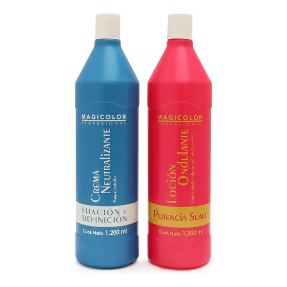 Kit Locion Ondulante Y Neutralizante Insta Perm Magicolor 1l