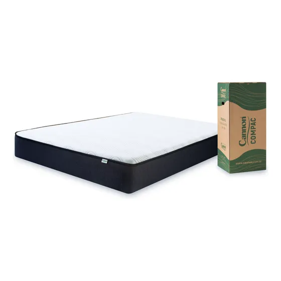 Colchón 2 plazas Cannon Compac alta densidad extra firme 140cm x 190cm x 25cm
