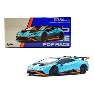Pop Race Lamborghini Huracan Sto Pr64-110 Escala 1/64 Blu L Pop Race Lamborghini Huracan Sto Pr64-110 Escala 1/64 Blu L