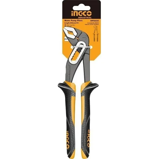 Alicates para bombas de agua Ingco, cable de goma de 10 pulgadas Hpp28250