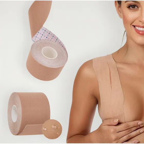 5m De Fita Boop Up Sutiã Invisível Para Top Decote Vestidos
