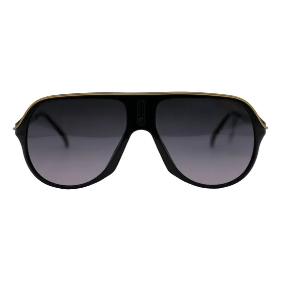 Lentes De Sol Carrera New Safari Piloto Unisex Negro Lente Gris Oscuro