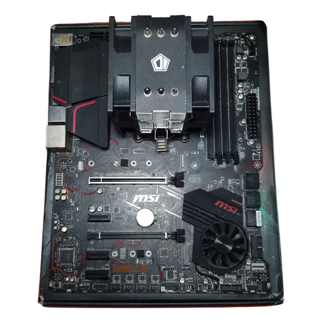 Combo Ryzen 5 5600x Mother Msi X570 Gaming Plus - Cooler Negro Y Rojo