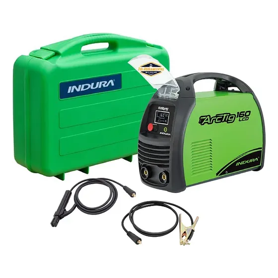Soldadora Inverter Indura 160 Amperes Arctig 160 LCD Color Verde