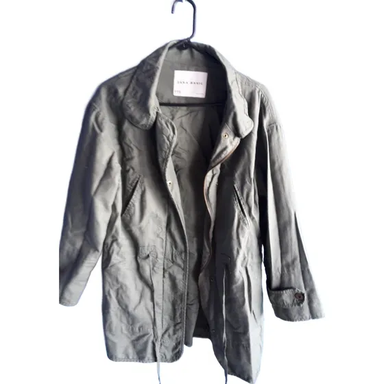 Chaqueta Larga Zara Basic Usada