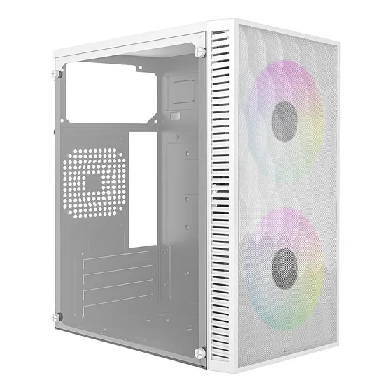Gabinete Acteck Fuji Gc470 Micro Atx 500w 2 Fan Acrilico