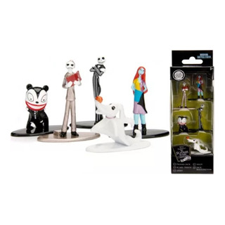 5 Bonecos 100% Metal Tim Burton Estranho Jack Ed Limitada 5 Bonecos 100% Metal Tim Burton Estranho Jack Ed Limitada