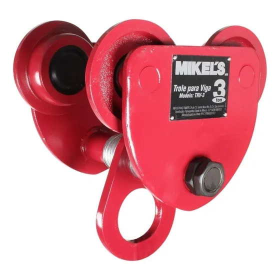 Trole Para Viga Mikels 3 Ton Acero De Alta Recistencia