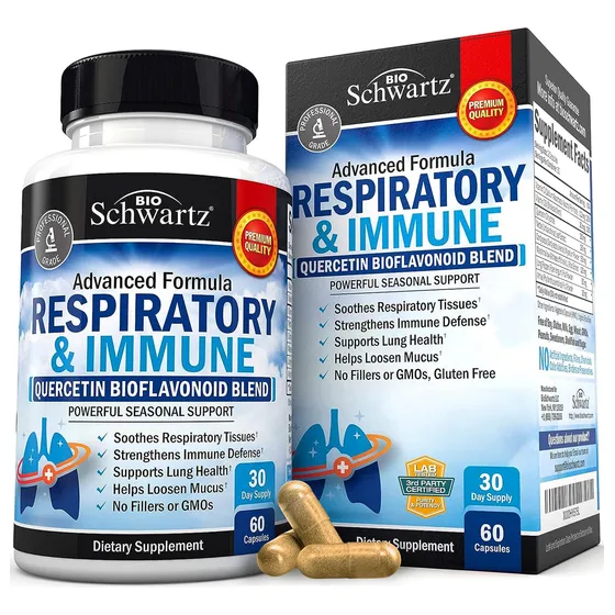Suplemento Bioschwartz Respiratory & Immune Lung Support 60
