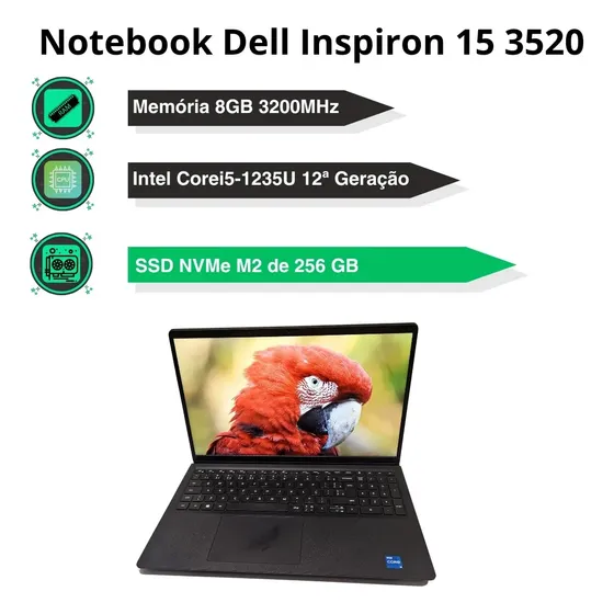 Notebook Dell (descritivo No Corpo Do Anúncio)