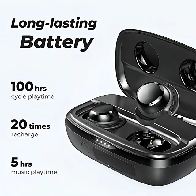 Auriculares Inalámbricos, Tribit 100h Tiempo De Reproducción