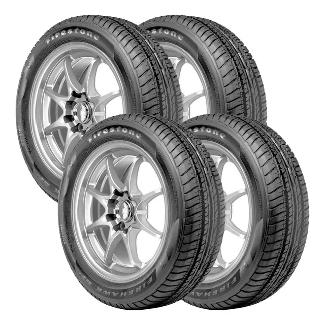 Kit De 4 Llantas Firestone Firehawk Gtv P 185/55r15 82 V