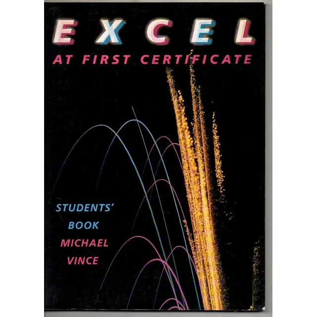Excel At First Certificate - Students´book - Michael Vince