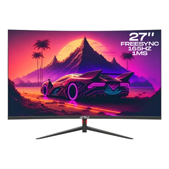 Monitor Curvo Gamer Freesync 27'' Full Hd 165 Hz 1ms Gaming