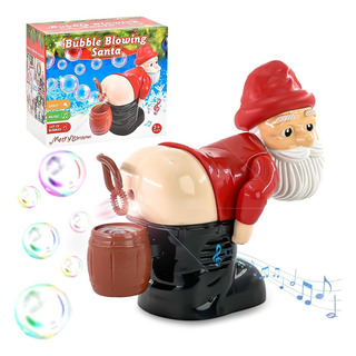 Nihay Máquina De Burbujas De Papá Noel Música Soplador De Nihay Máquina De Burbujas De Papá Noel Música Soplador De