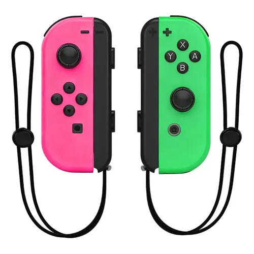 Gamepad Sem Fio GN YZC-05 para Nintendo Switch, Azul e Amarelo
