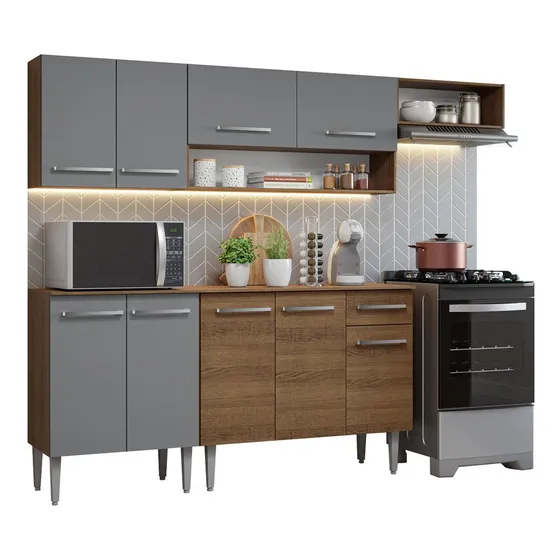 Cocina Integral Completa Modular Madesa Emilly 229cm Mg 13