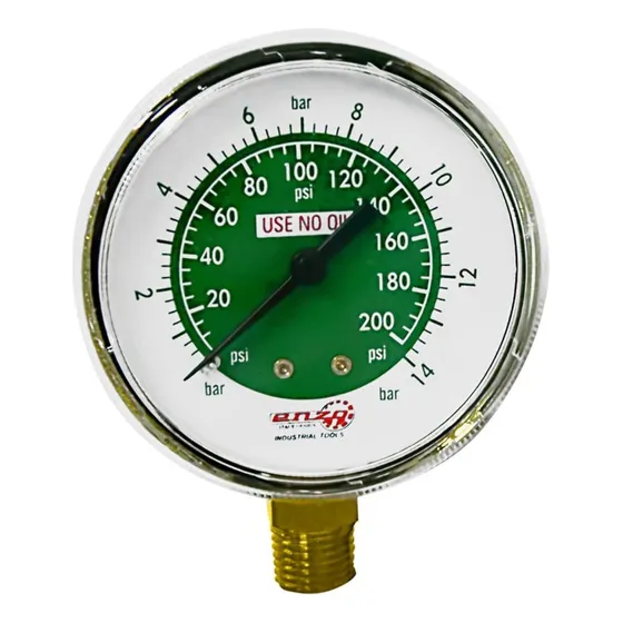 Manómetro De Oxígeno 67mm 0-200psi - Zg-29 67mm 0-200