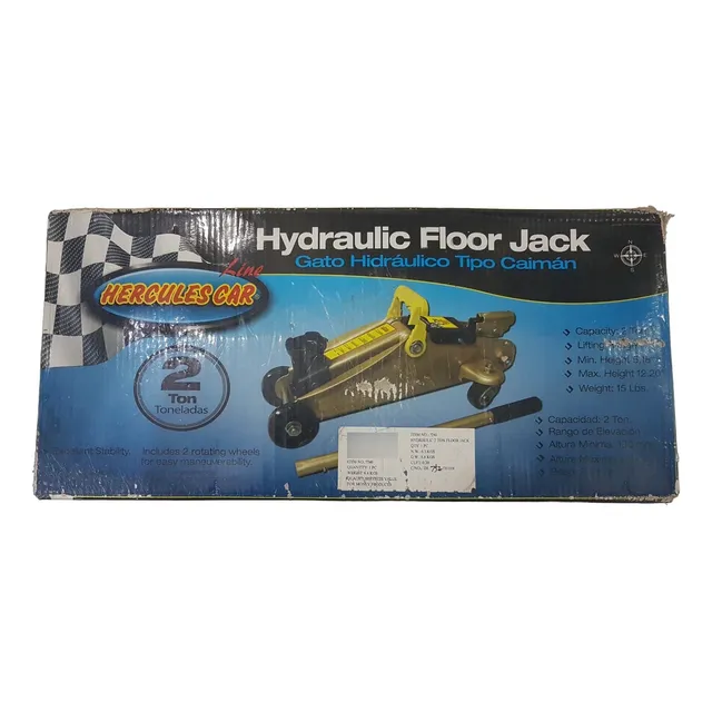 Gato Hidraulico Tipo Caiman 2 Toneladas Hercules Car