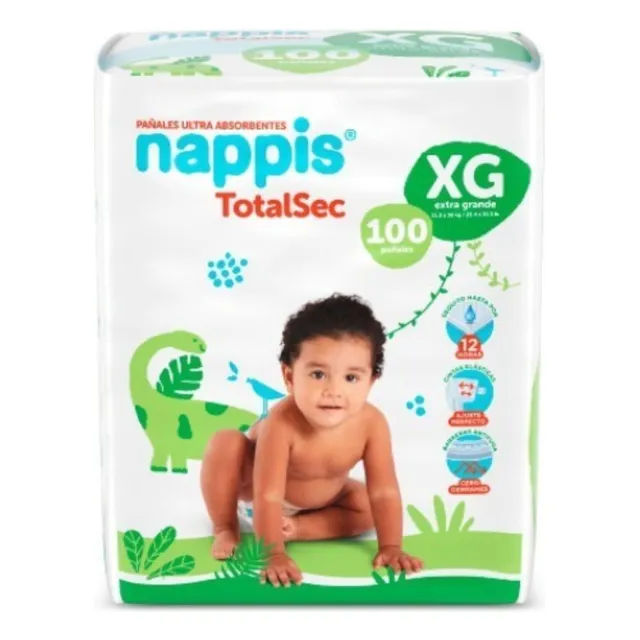 Pañal Nappis Totalsec Xg X 100