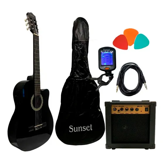 Guitarra Criolla Electrocriolla Amplificador Accesorios 
