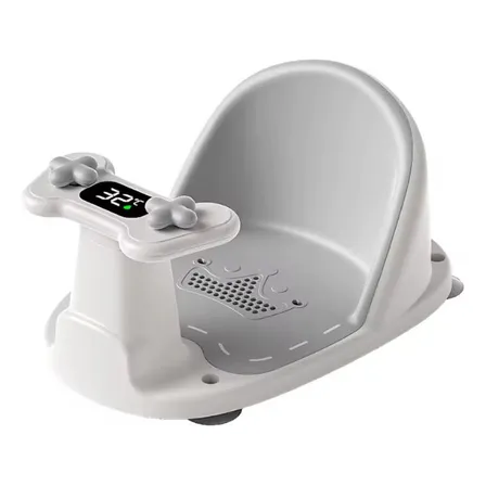 Asiento De Ducha Para Bebe Antideslizante Con Termómetro Gav