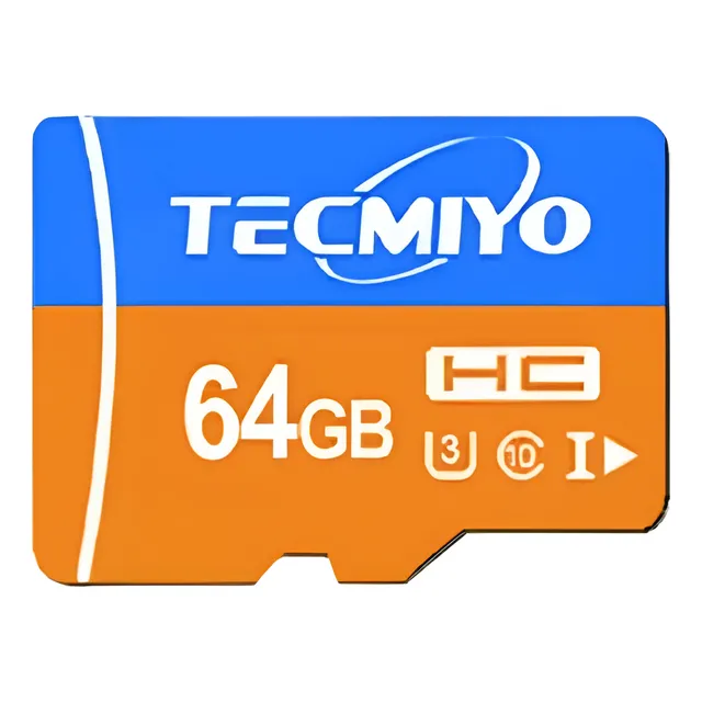 Tarjeta De Memoria Micro Sd 64gb Tecmiyo Original V30 C/adap