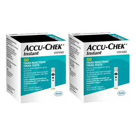 Pack 100 Tiras Reactivas Accu-chek Instant // Cintas