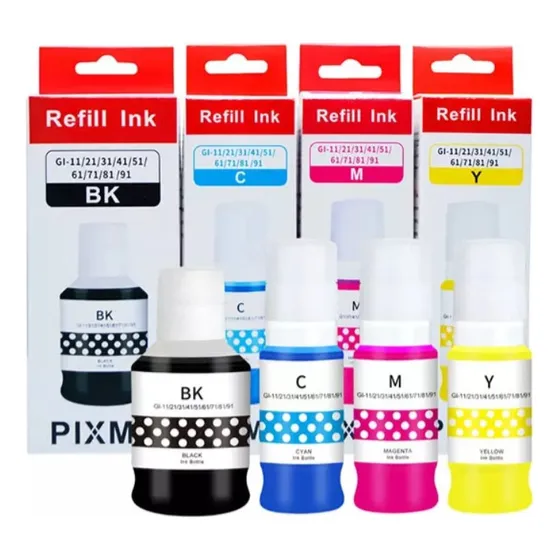 4 Tintas Gi11 G1130 G2160 G2170 G3160 G3170g4170 Imktank Gen