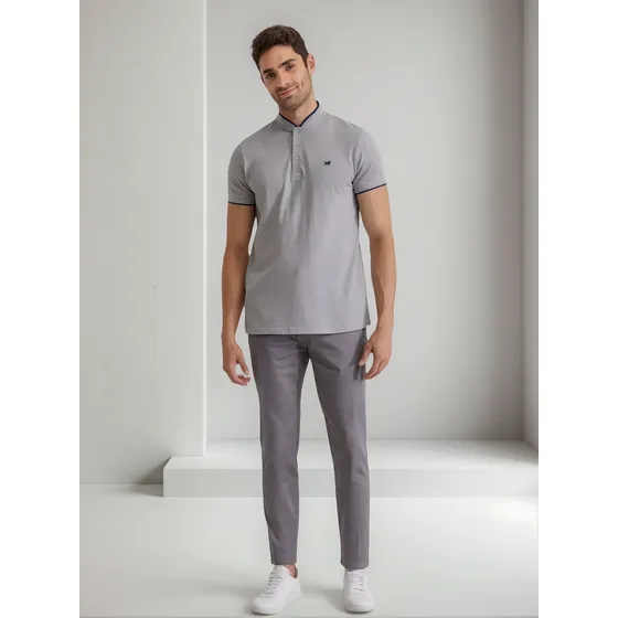 Pantalon De Hombre Chino Patprimo Color Gris #44071015