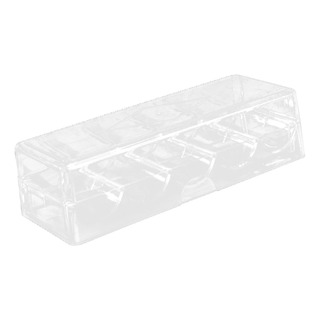 Rack De Chips Acrílico Transparente 5 Compartimento Rack De Chips Acrílico Transparente 5 Compartimento